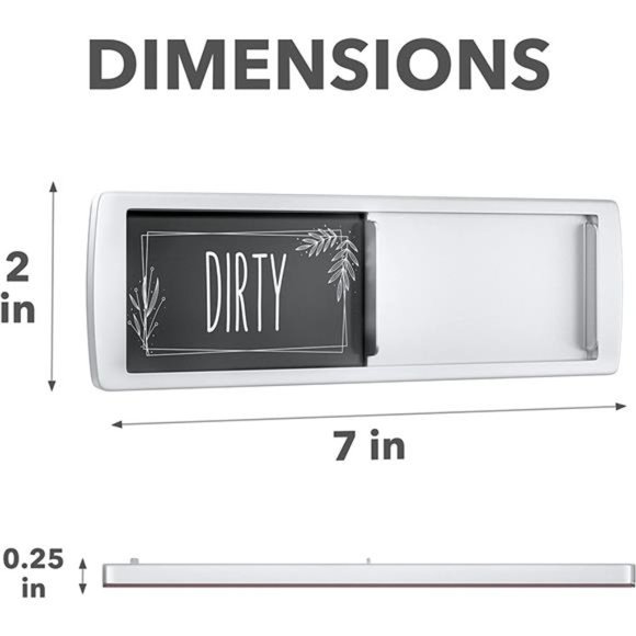 Stylish Dishwasher Magnet Clean Dirty Sign - Ideal Clean Dirty Magnet - Picture 4 of 6
